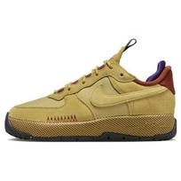 Nike Air Force 1 Wild Wheat Gold Women's Sneakers FB2348-700 38.5