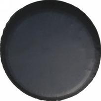 17 colių automobilio rato atsarginio rato dangtelis dėklas apsauga PVC oda juoda 81-84 cm padangai