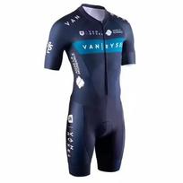 VANRYSEL Vyriškas triatlono kostiumas Drive Tri Aero Speedsuit Sportinis važiavimas dviračiu Bėgimas Plaukimas Pasaulio kombinezonas Skinsuit Skriemulio drabužiai S