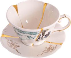 Seletti Arbatos puodelis Kintsugi 3 su lėkštute