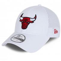 Kepuraitė - NEW ERA - Chicago Bulls - Balta - Raudona - Poliesteris - Suaugęs - Unisex balta