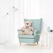 Teddyway Popo Didelis Pliušinis Meškiukas Meškinas, Minkštas Žaislas, 100 Cm, Pilkas