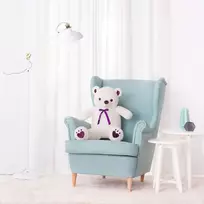 Didelis Pliušinis Meškiukas Meškinas, Minkštas Žaislas, 100 Cm, Baltas, Toto
