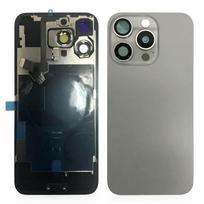 Apple iPhone 16 Pro galinis stikliukas + visos dalys (Natural Titanium) (Pulled / Grade B)
