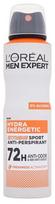 Vyriškas dezodorantas L’Oréal Paris Hydra Energetic Sport Extreme Deo Spray, 150 ml