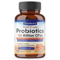 Taoters Prebiotics and Digestive Enzymes Promotes Gut and Digestive Health 120 Capsules 120 capsules