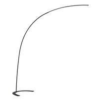 Tamsiai rudos spalvos pastatomas šviestuvas LED su pritemdymo funkcija (aukštis 210 cm) Shanghai – Trio