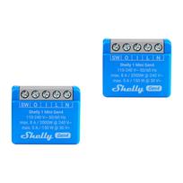 Set of 2 Shelly 1 Mini Gen4 Zigbee/Matter Controllers, Zestaw 2 Sterowników Shelly 1 Mini Gen4 Zigbee/Matter