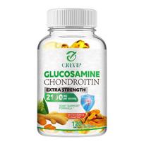 Gliukozamino ir chondroitino kapsulės, visiškai natūralios, 2100 mg porcijoje, tinka suaugusiems. 120