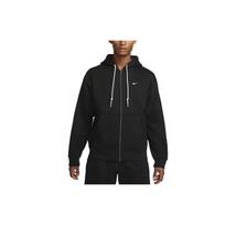 Nike Solo Swoosh Vyriškas su gobtuvu, užsegamas užtrauktuku, juodas baltas DR0403-010 XL