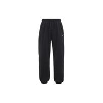 Nike Sportswear Essentials Plush High-Rise Joggers Black White Women DD5111-010 M