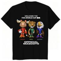 2026 World Cup Mascot T-Shirt - Unisex Vintage Soccer Graphic Tee S