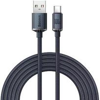 Baseus Crystal Shine USB-A to USB-C Cable, 100W, 2m CAJY000501