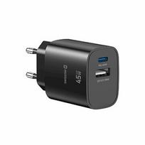 Swissten Edge GaN Travel Charger GaN USB-C PD 45W + USB-A 18W QC 22071719