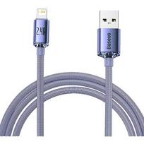 Baseus Crystal Shine USB-A to Lightning Fast Charging Data Cable, 2.4A, 2m CAJY000105