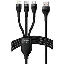 Baseus Flash Series USB-A to USB-C/MicroUSB/Lightning, 100W, 1.2m CASS030001