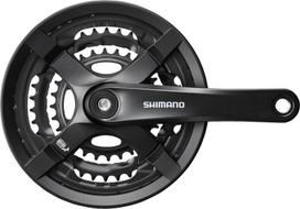 Dviračio švaistikliai Shimano FC-TY501, 175 mm, 48/38/28T