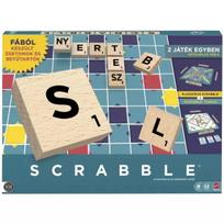 Scrabble: Original stalo žaidimas 2 viename, medinis