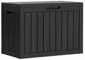 Sodo daiktadėžė Akord Furniture Factory, 43 cm x 77.5 cm x 55.5 cm, 170 l, juoda sp.