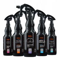 Autochemijos rinkinys, ADBL automobilių priežiūros rinkinys: langams, salonui, ratlankiams ir kėbului 5x 500ml