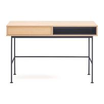 Rašomasis stalas su ąžuolo dekoro stalviršiu 60x120 cm Yoko – Teulat