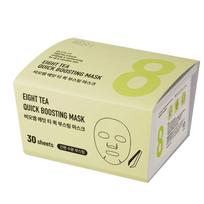BOM Eight Tea Daily Mask Pack - lakštinių veido kaukių rinkinys su arbatos ekstraktais (30 vnt.)