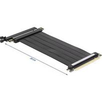 Delock Riser Card PCI Express 4.0 x16 Male to x16 Slot with Cable 30 cm, Riser Card (Black) 81508