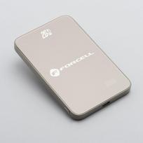 Powerbank, suderinamas su MagSafe Forcell F-Energy SuperSlim F5K8 QC4.0 PD3.0 15W 5000 mAh titano dykuma