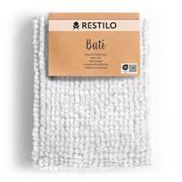 Vonios grindų kilimėlis Restilo Bati, balta sp., 120 cm x 70 cm
