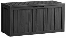 Sodo daiktadėžė Akord Furniture Factory, 46.3 cm x 114 cm x 57.5 cm, 272 l, juoda sp.