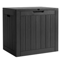 Sodo daiktadėžė Akord Furniture Factory, 43.1 cm x 56 cm x 53.2 cm, 117 l, juoda sp.