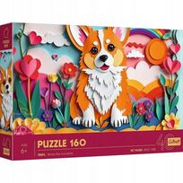 Dėlionė Trefl Paper Art Little Dog 40050, 27.5 cm x 41 cm, 160 vnt., įvairių spalvų