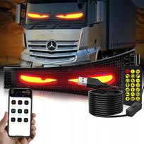 Automobilinė LED juosta „Velnio akys“ sunkvežimiui