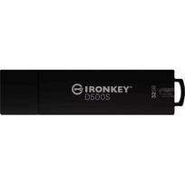 Kingston Ironkey D500S/32GB/USB 3.2/USB-A/čierna | IKD500S/32GB | 740617334807