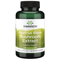 Swanson Agaricus Blazei grybų ekstraktas, 500 mg – 90 kapsulių
