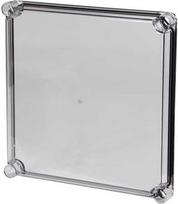FIBOX dangtelis EK polikarbonatas 280 x 280 x 30 mm skaidrus su varžtais