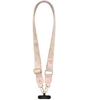 Rožinis dirželis telefonui "Guess Crossbody Strap PU 4G Metal Logo"