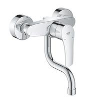 Plautuvės maišytuvas GROHE EUROSMART, sieninis, chromo sp.