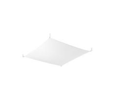 Sollux SL.0738 - LED lubinis šviestuvas LUNA 4xG13/8,5W/230V 105x105 cm balta