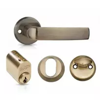 Durų rankena, lauko MP MRO-06-35A AB set, bronzos