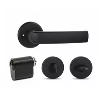 Durų rankena, lauko MP MRO-06-35A B set, juoda