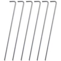 Palapinės Smeigtukai 23 Cm Kpl. 6 Vnt. Metalinių Stovyklos Aktyvių