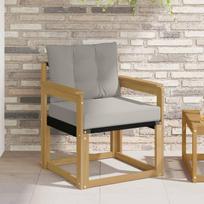 Lauko sofa Kietasis akacijos medis ir Textilene Balta