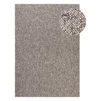 Šviesiai rudas 80x150cm plokščio audimo kilimas