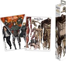 Mini plakatų rinkinys ATTACK ON TITAN
