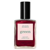 MANUCURIST Green Nail Polish Red Hibiscus 15ml