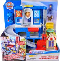 Figūrėlių rinkinys, su priedais Spin Master Paw Patrol Search & Rescue Pup Squad Headquarters, įvairių spalvų