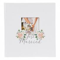 Albumas GOLDBUCH 08188 Just Married 30x31/60psl | balti lapai | kampučiai/lipdukai | knyginio rišimo