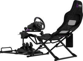 Lorgar FLEX RAF1, Sim Racing Cockpit Advanced, Foldable, 150x72x113 cm-playing, 38x72x126cm-folded, Black