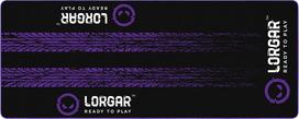 Lorgar RX1FM, Sim Racing Floor Mat Advanced, Stitched edge, 1,700X700X3 mm, Black/purple